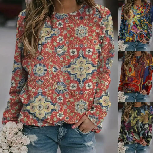 Pull tendance à fleurs - le symbole du confort et de la mode